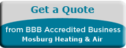 Mosburg Heating & Air BBB Request a Quote